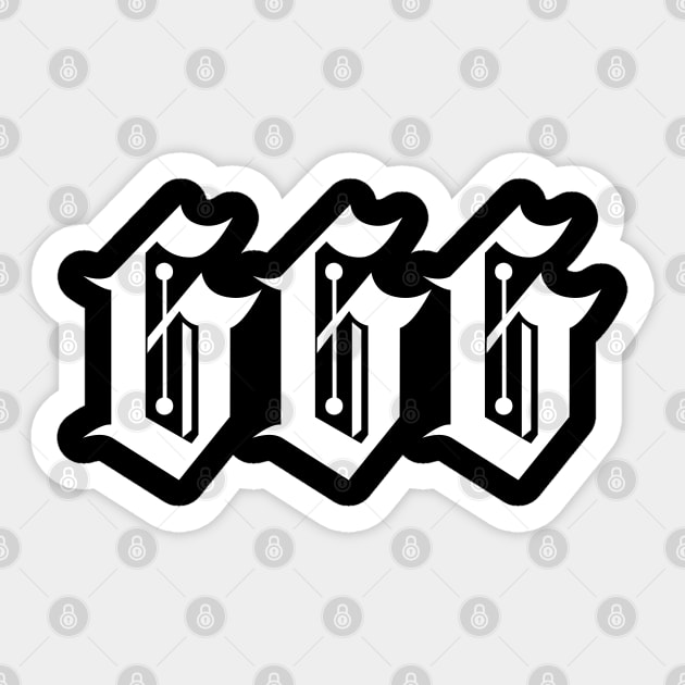 666 Sticker by PentagonSLYR